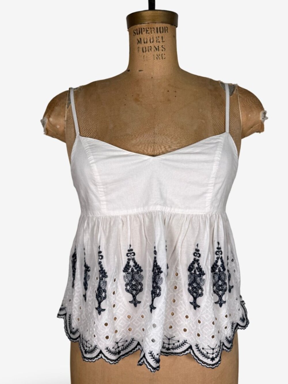 Y2K Abercrombie & Fitch Floral Embroidered Top